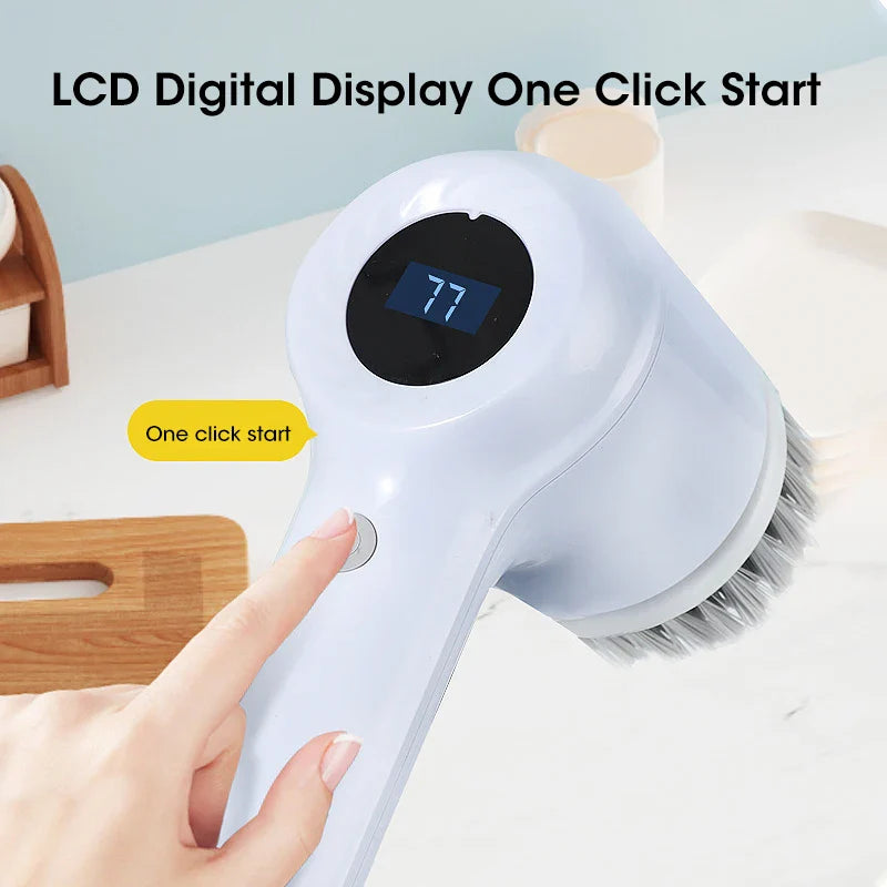 Rechargeable Electric Spin Scrubber