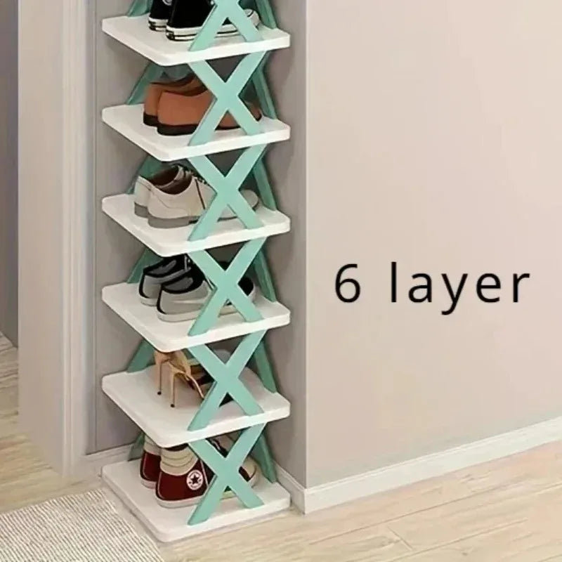 Shoes Racks Storage Organizer  Detachable Shoe Racks Saves Family Household Rack Multi Layer Simple Shoes Shelf Color Cabinet