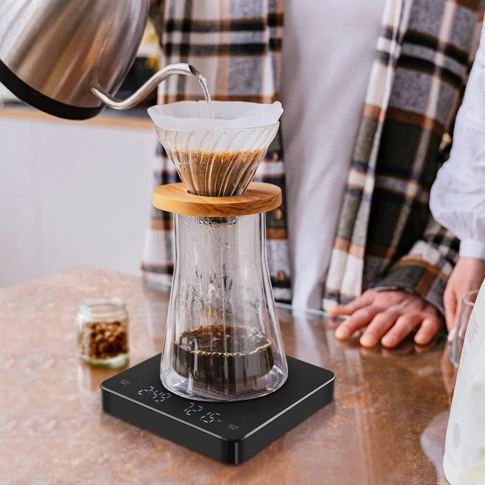 Digital Coffee Scale with Timer LED